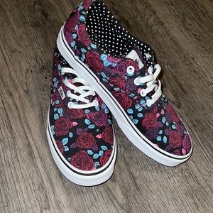 Flower Print Vans